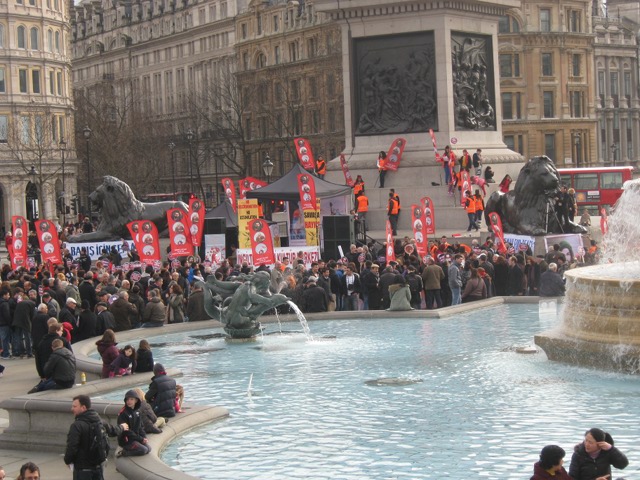 Kurdish protest, Trafalgar Square cr Judy Darley