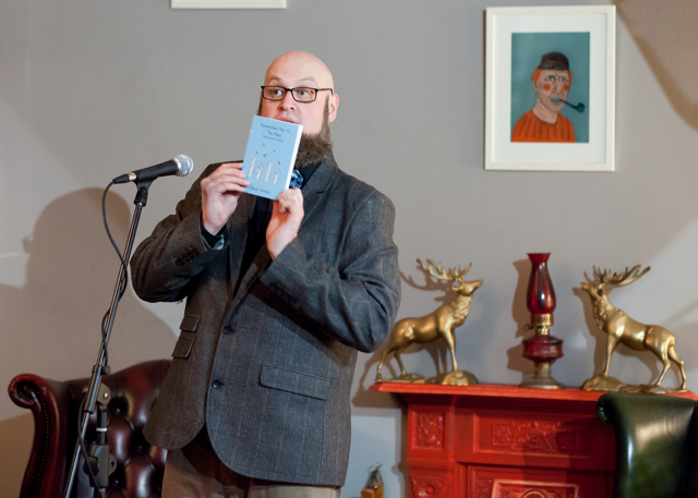 James as compere fro Remember Me To The Bees launch