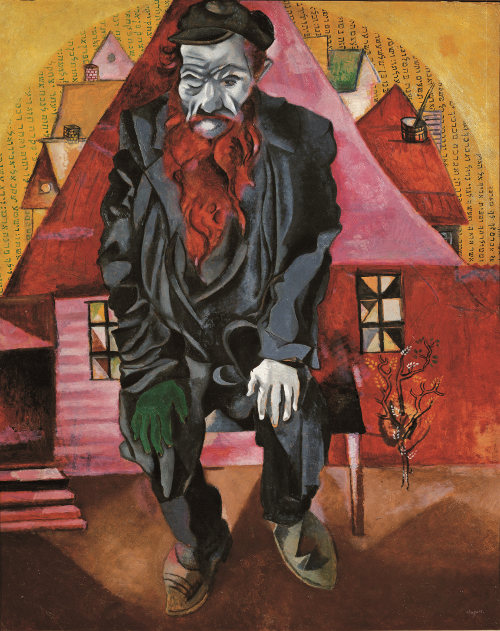 L'ebreo in Rosa by March Chagall