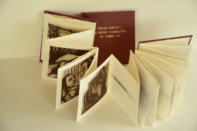 Tread Softly artist's book by Debbie Lee
