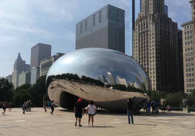 Cloud Gate by Anish Kapoor, Chicago_Photo by Judy Darley