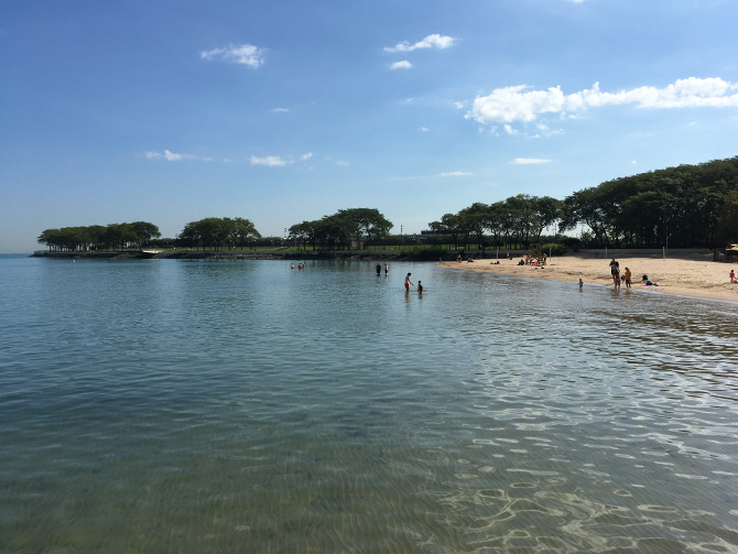 Lake Michigan beach.Photo by Judy Darley