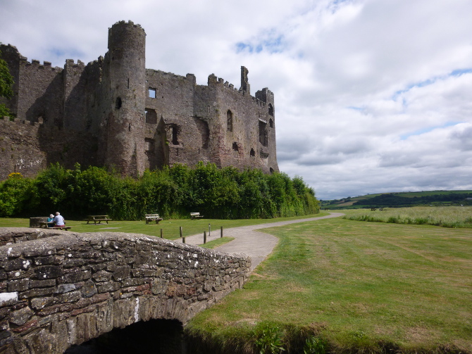 Laugharne Castle by Judy Darley