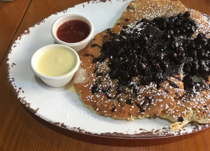 Pancakes for breakfast. Photo by Judy Darley