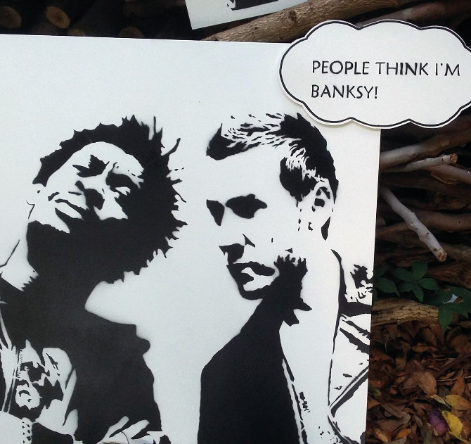Peope Think I'm Banksy. By John D'oh