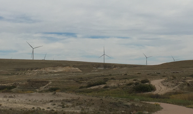 Wind turbines, Colorado. Photo by Judy Darley