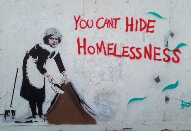 You can't hide homelessness by John D'oh