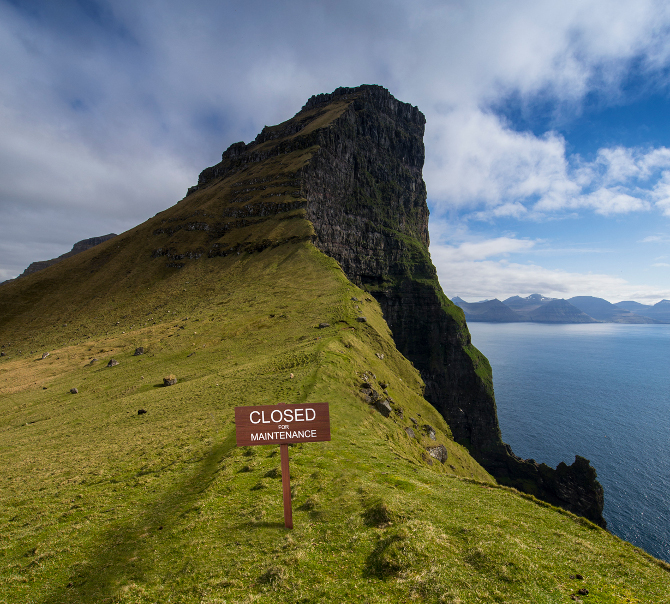 Closed for Maintenance_The Faroe Islands
