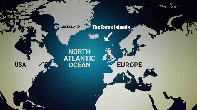 Faroe Islands location map