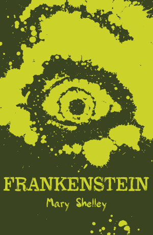 Frankenstein by Mary Shelley book cover