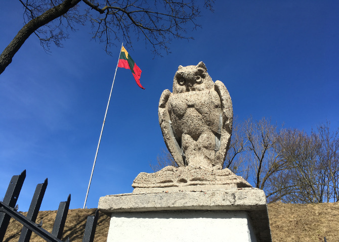 Owl on Owl Hill, Kaunas Lithuania1. pic by Judy Darley