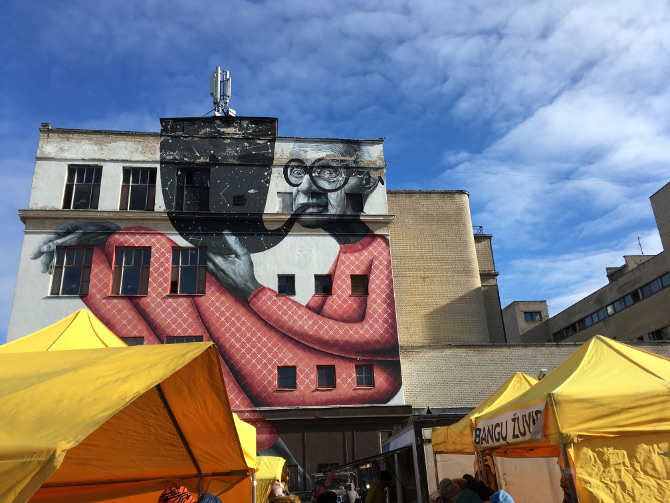 The Wise Old Man, Kaunas Lithuania. pic by Judy Darley