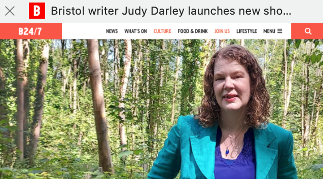 Bristol writer Judy Darley