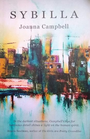 SYBILLA COVER. Shows watercolour city scape.