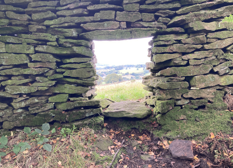Dove Holes to Whaley Bridge gap in wall by Judy Darley