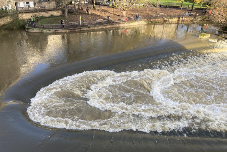 Pulteney Weir, Bath. Photo by Judy Darley