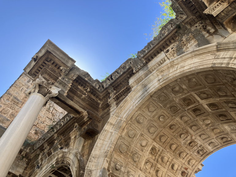 Hadrian's Gate Antalya. Photo by Judy Darley