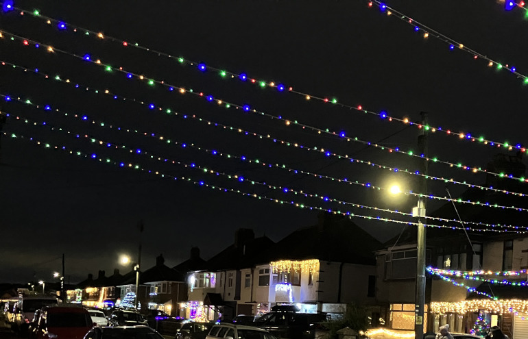 Sparkle street. Photo by Judy DarleyJPG