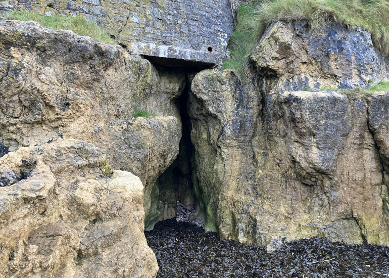 Ladye Bay cave. Photo by Judy Darley